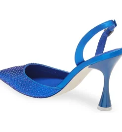 Shop Zivote Bright Blue Heel Heel