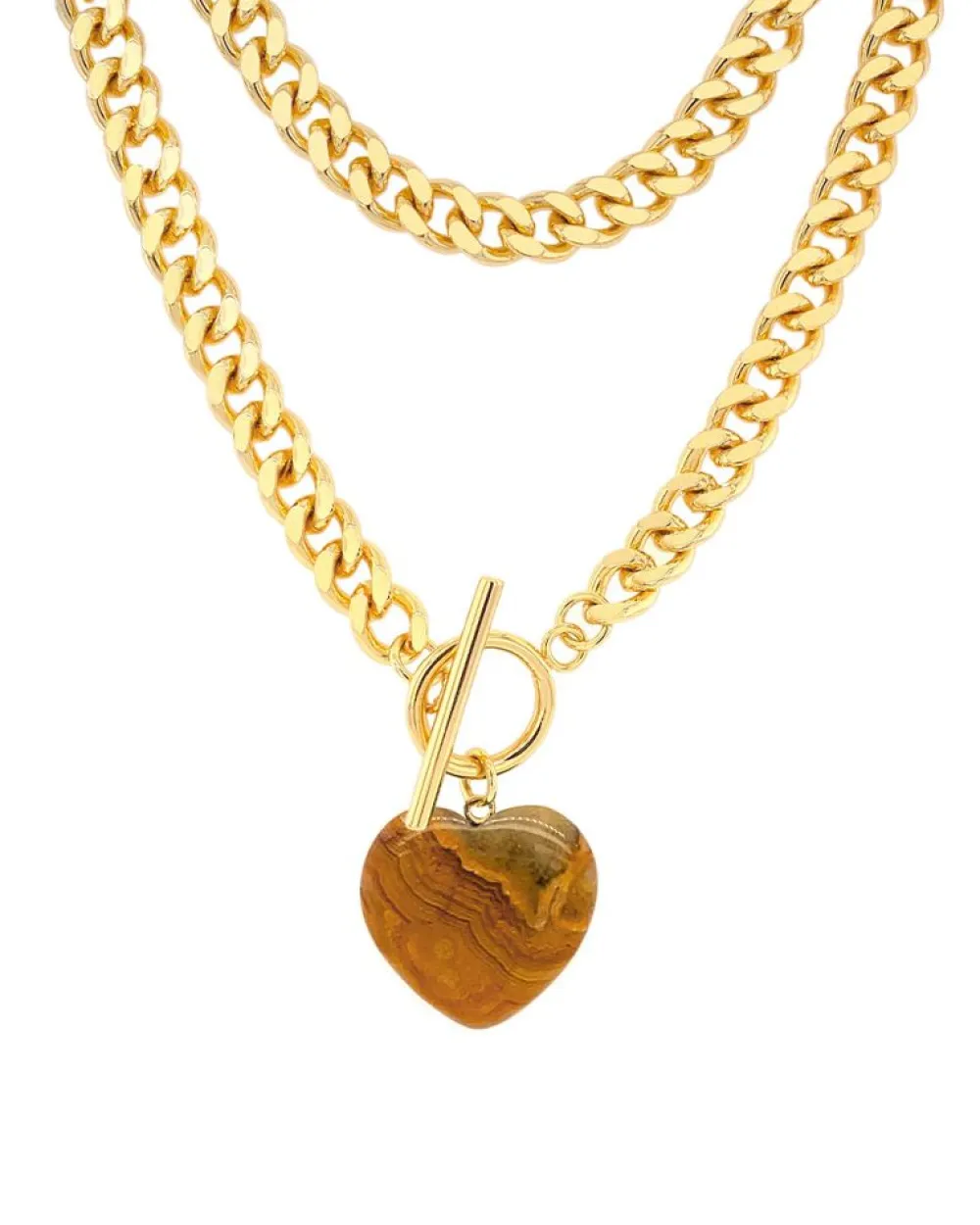 Online Oh Girl Brown Agate Necklace Jewelry