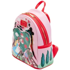Cheap Alice In Wonderland Painting The Roses Red Mini Backpack Bags
