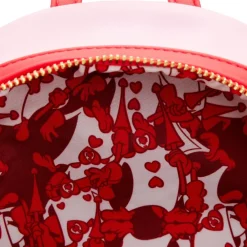 Cheap Alice In Wonderland Painting The Roses Red Mini Backpack Bags