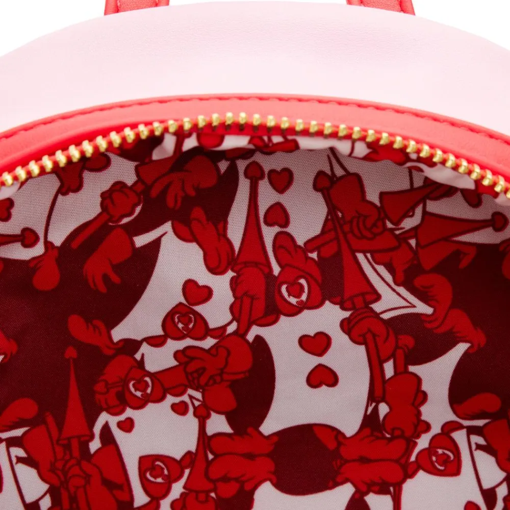 Cheap Alice In Wonderland Painting The Roses Red Mini Backpack Bags