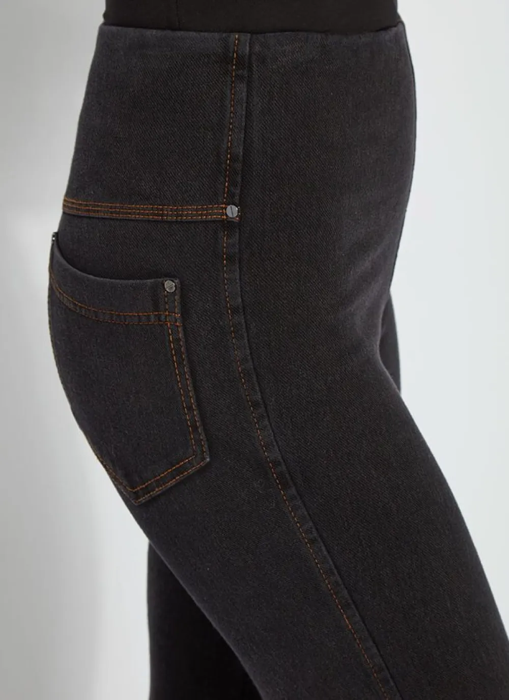 Hot Baby Bootcut Denim Midtown Black Pants