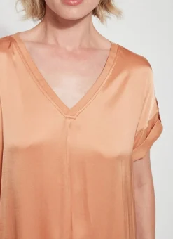 Sale Santorini Top Iced Tea Blouses