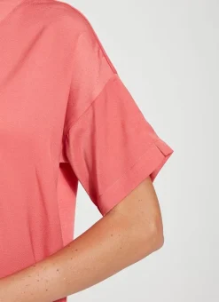 Sale Stevie Top Coral Touch Blouses