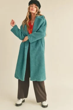 Sale &Merci Full Length Teddy Coat Coats