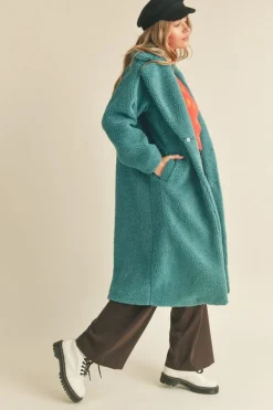 Sale &Merci Full Length Teddy Coat Coats