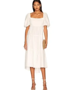 Outlet Azalea Midi Dress Ivory Midi