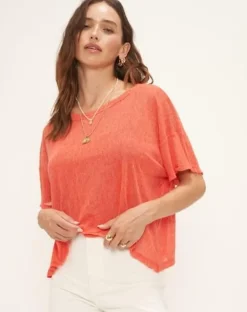 Fashion Dani Mesh Tee Summer Cherry T-Shirts