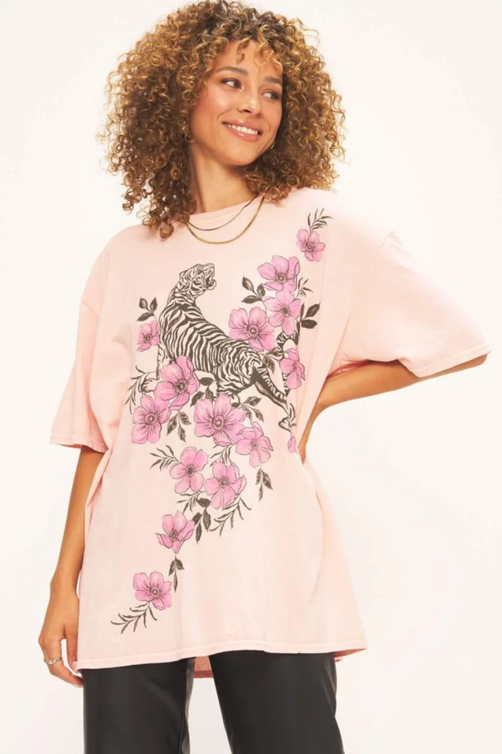 Online Tiger Fleur Oversized Tee T-Shirts