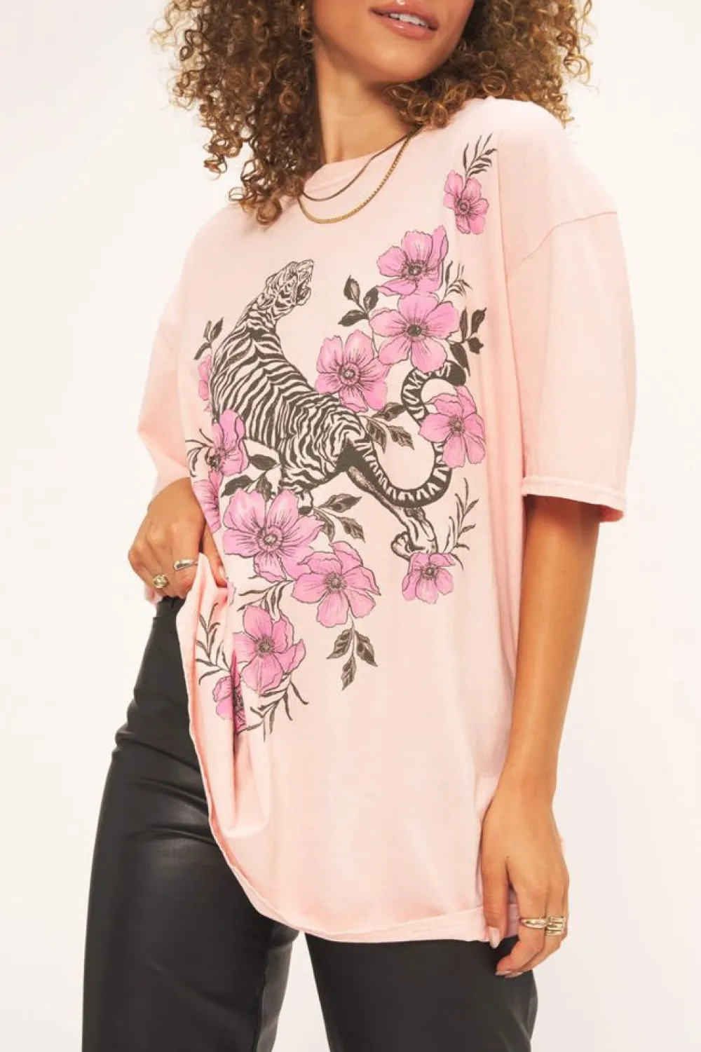 Online Tiger Fleur Oversized Tee T-Shirts