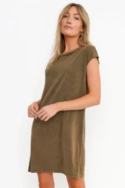 Flash Sale Wave Washed Dress Mini