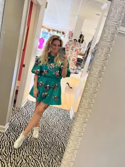 Store Green Horse & Jockey Dress Mini