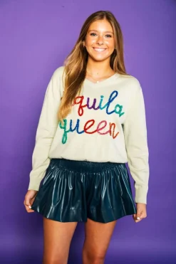 Shop Navy Leather Swing Short Shorts