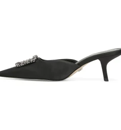 Online Brit Jewel Black Satin Heel
