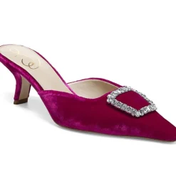 Best Sale Brit Jewel Raspberry Velvet Heel