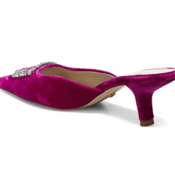 Best Sale Brit Jewel Raspberry Velvet Heel