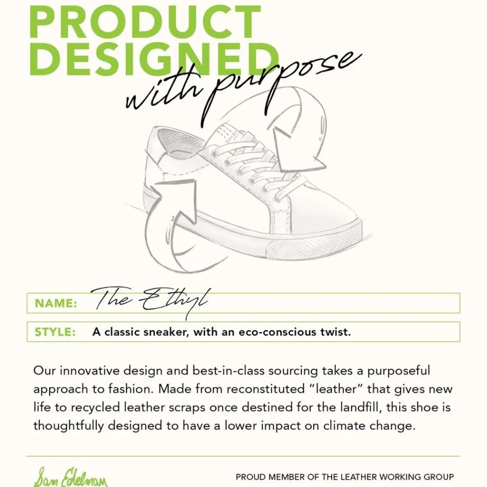 New Ethyl White Sneaker Sneaker
