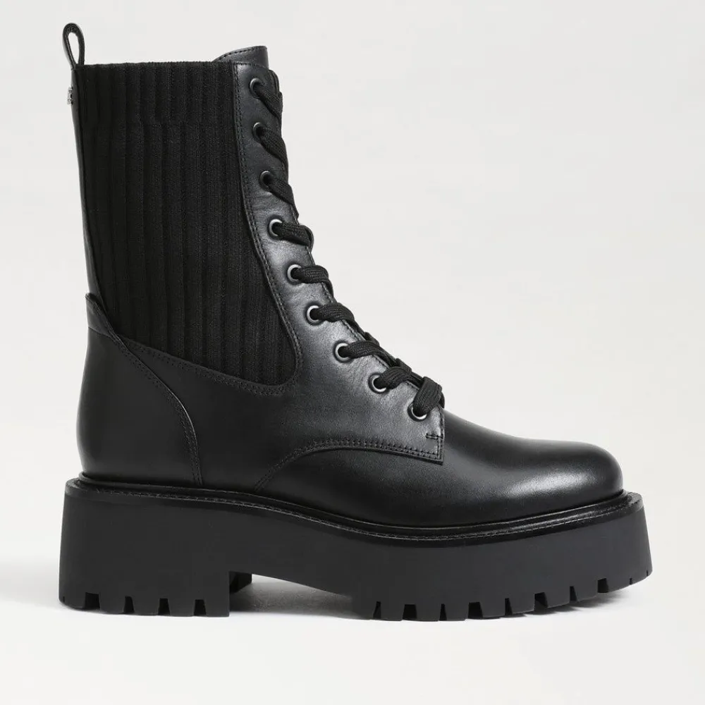 Cheap Evina Platform Combat Boot Boot