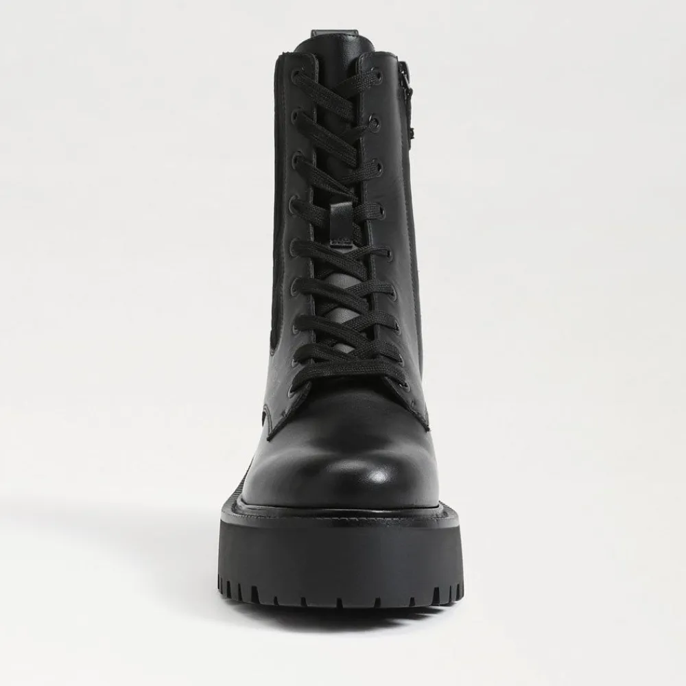 Cheap Evina Platform Combat Boot Boot