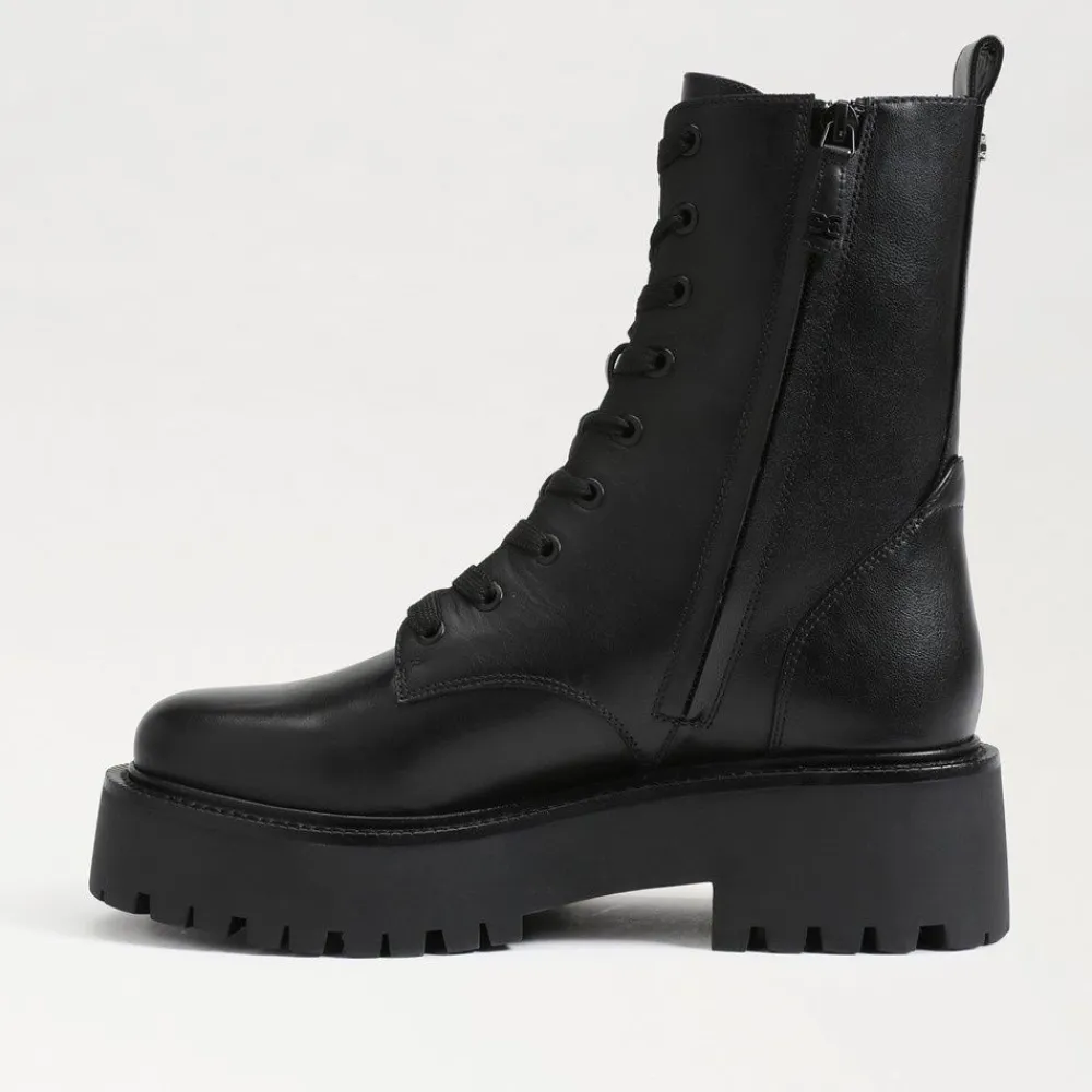 Cheap Evina Platform Combat Boot Boot