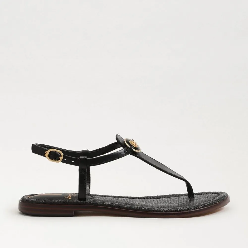 Online Gigi Black Signet Sandal Sandal