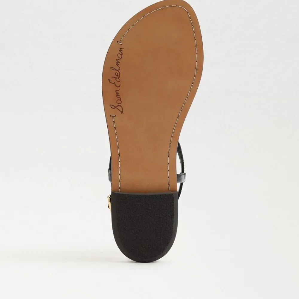 Online Gigi Black Signet Sandal Sandal