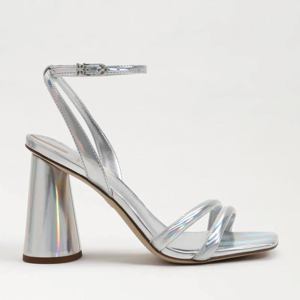 Store Kia Silver Iridescent Heel
