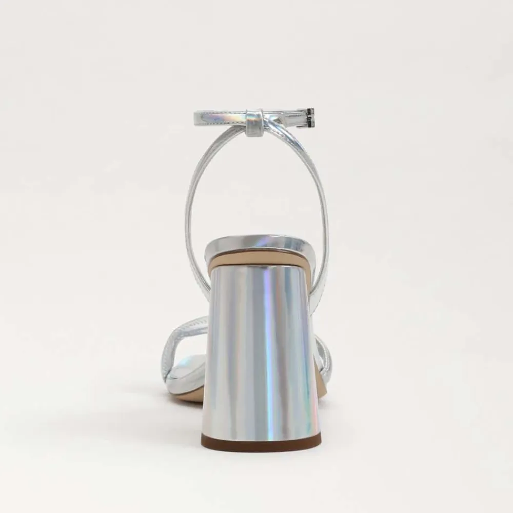 Store Kia Silver Iridescent Heel