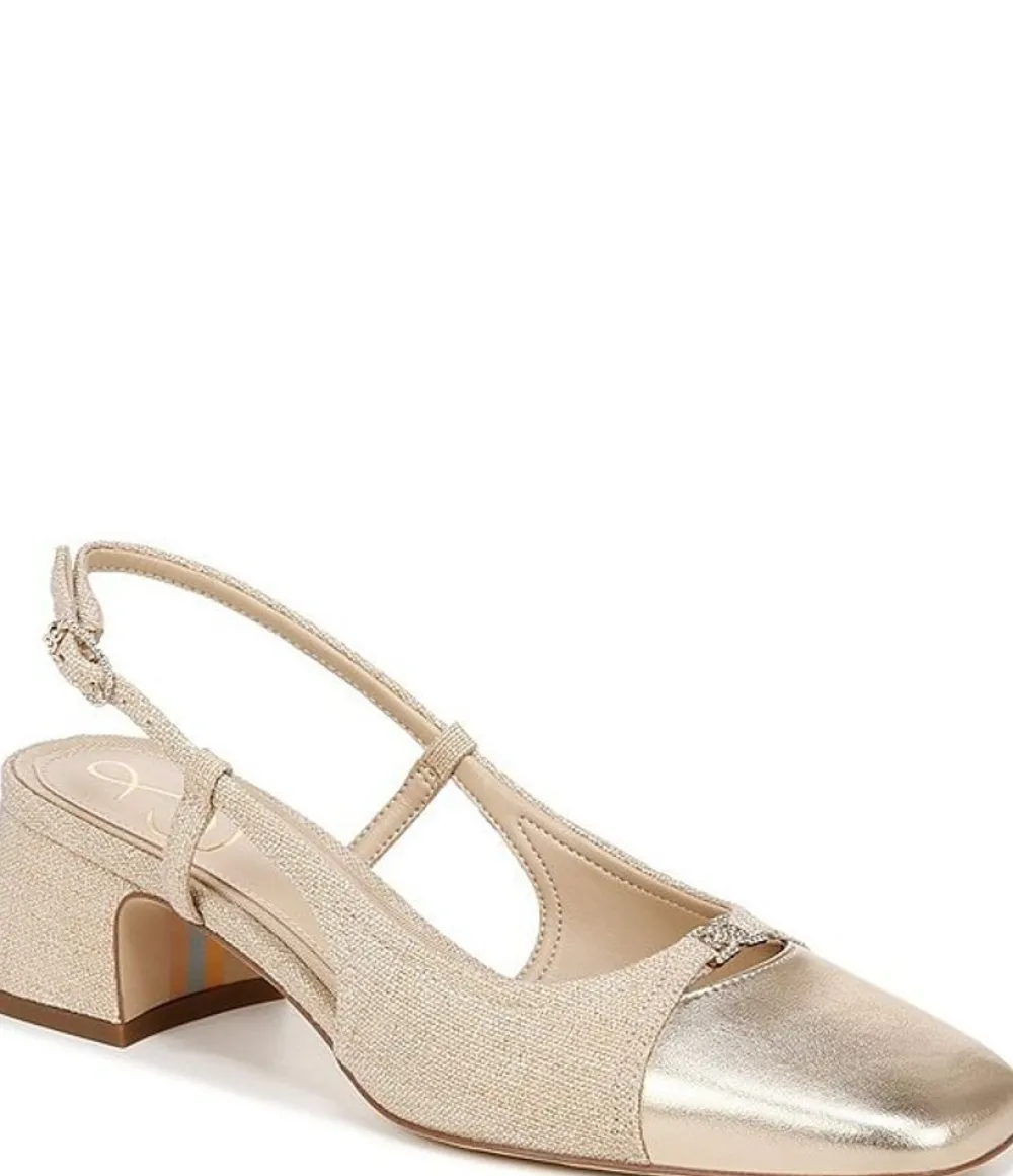 Hot Tarra 2 Gold Slingback Heel