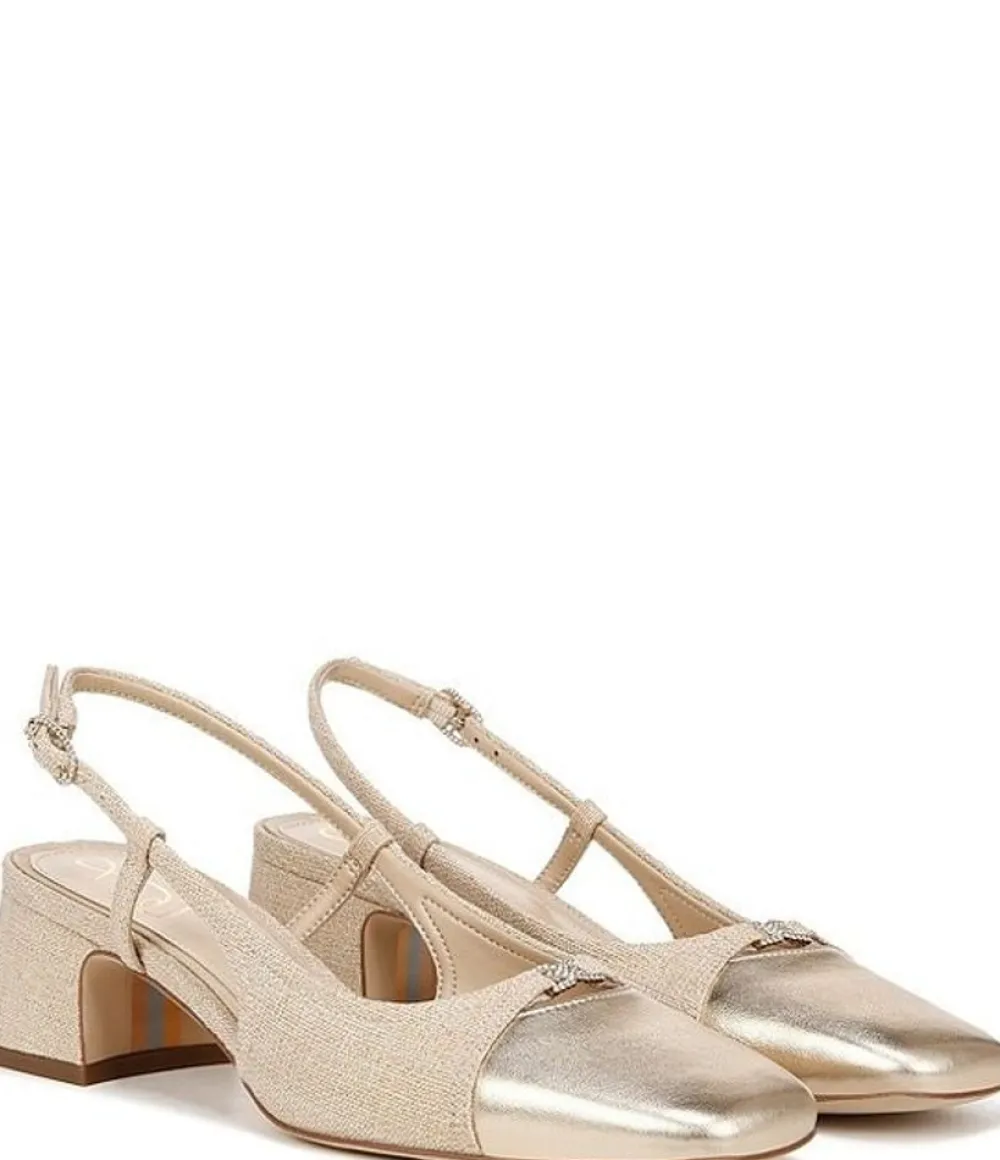 Hot Tarra 2 Gold Slingback Heel