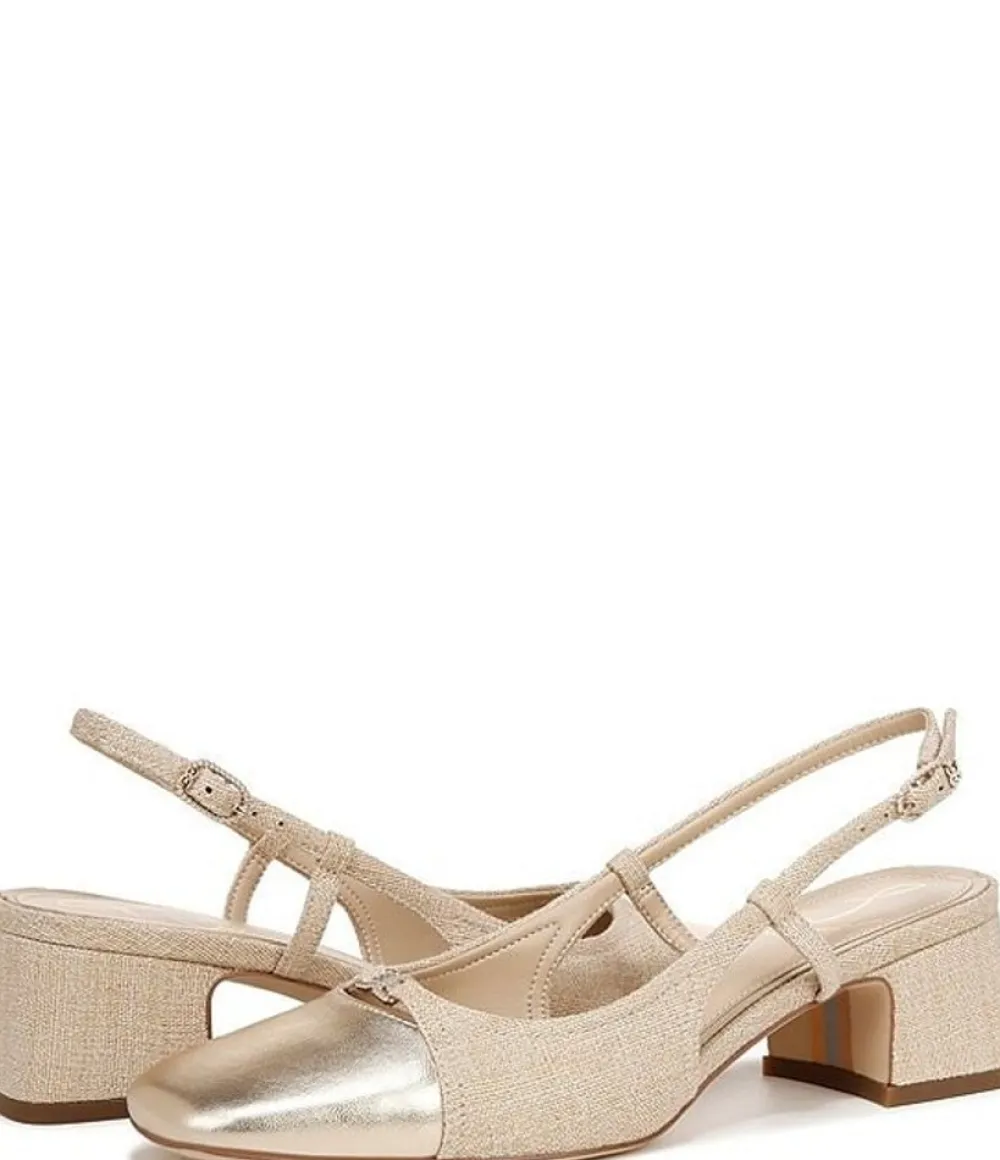 Hot Tarra 2 Gold Slingback Heel
