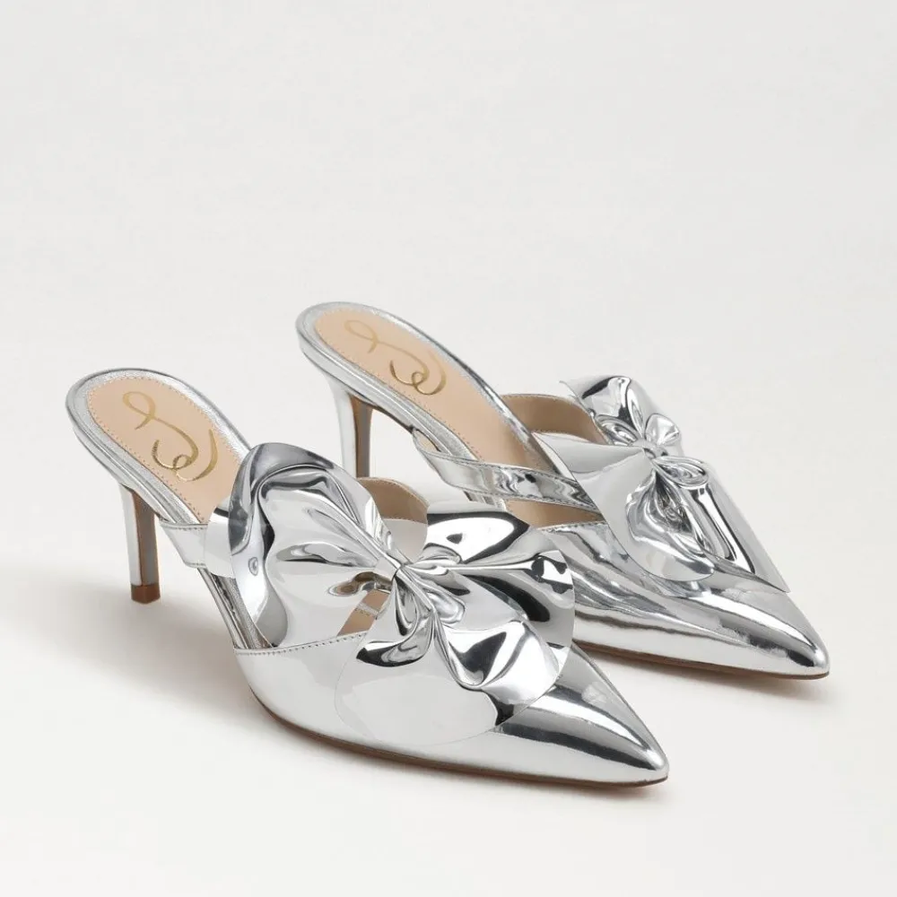 Discount Veranda Mule Pump Soft Silver Heel