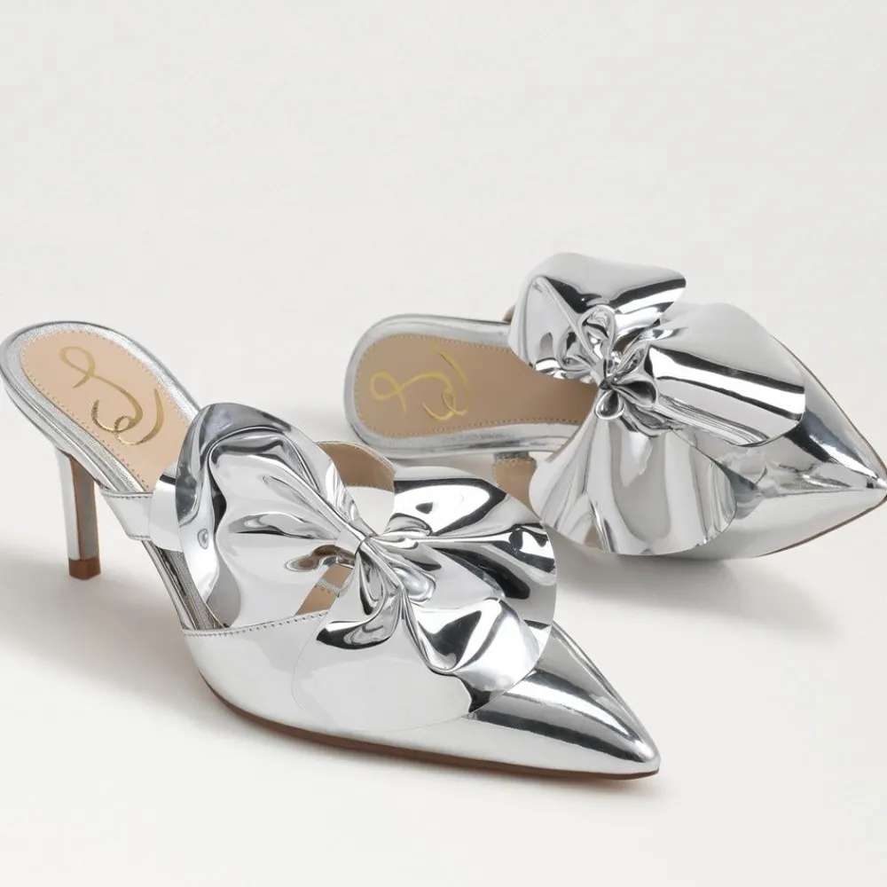 Discount Veranda Mule Pump Soft Silver Heel