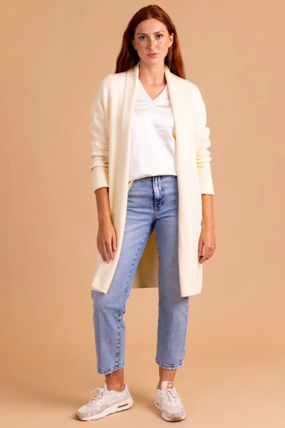 Cheap S'Edge Apparel Fallon Sweater Marshmallow Sweaters