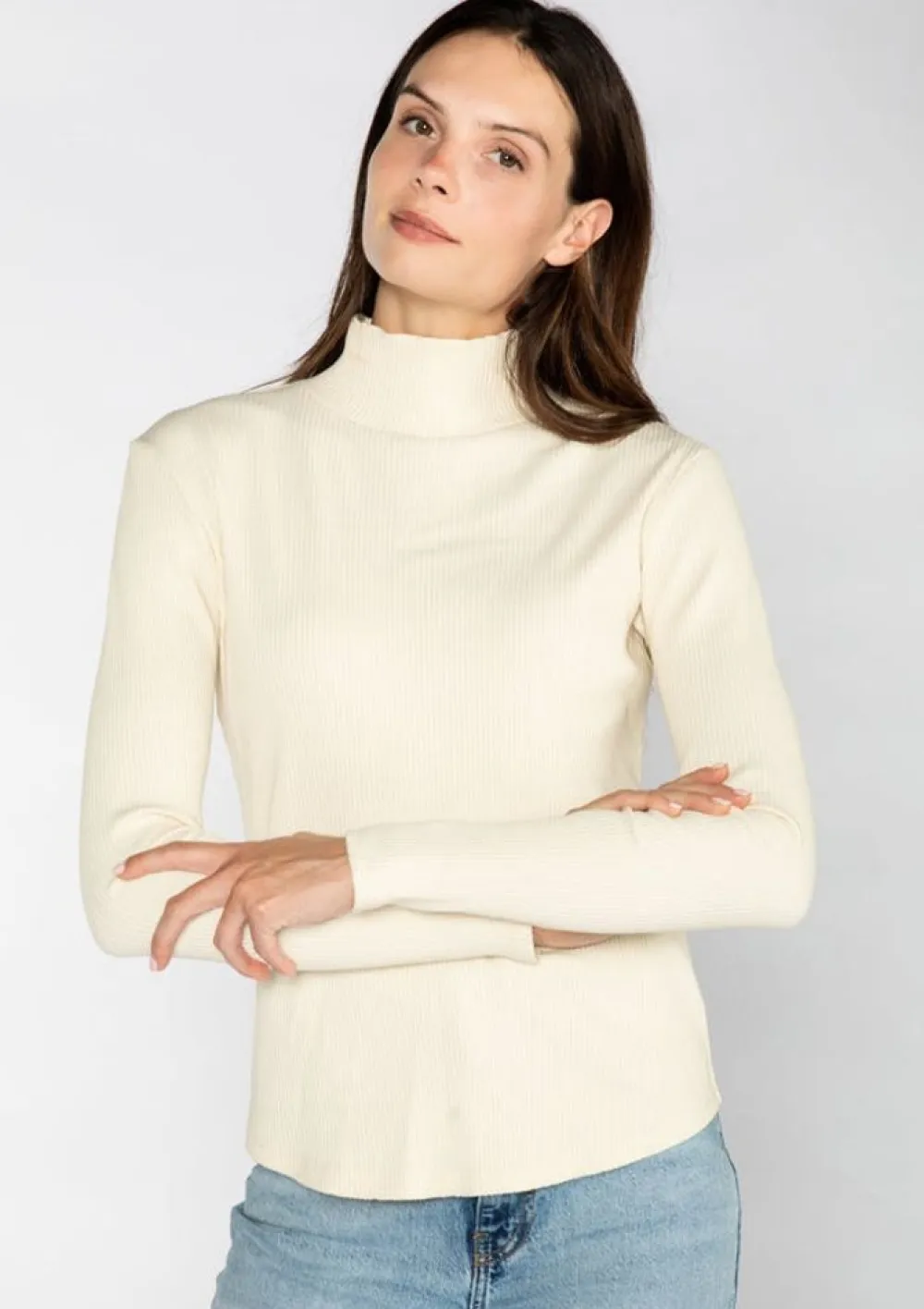 Discount S'Edge Apparel Olivia Top Meringue Blouses