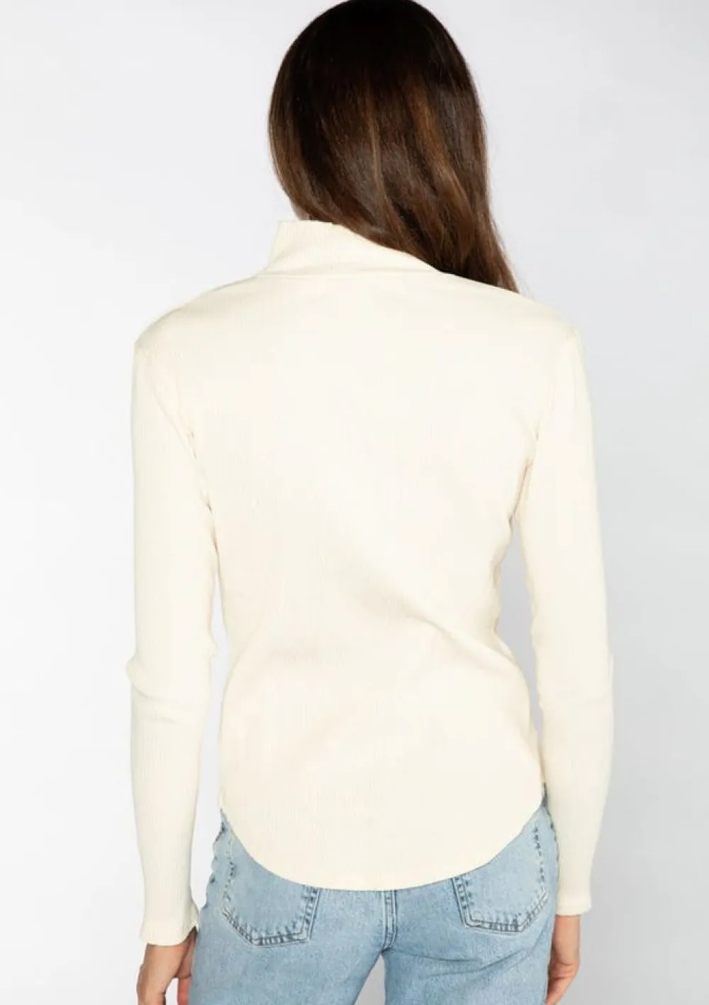 Discount S'Edge Apparel Olivia Top Meringue Blouses