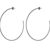 Online Jillian Hoops Gun Metal Jewelry