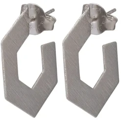 Store Small Burke Hoops Silver Jewelry