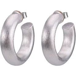 Online Small Chantal Hoops Silver Jewelry
