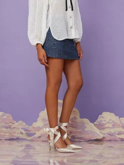 Best Sale Ballet Tweed Mini Skirt Skirts
