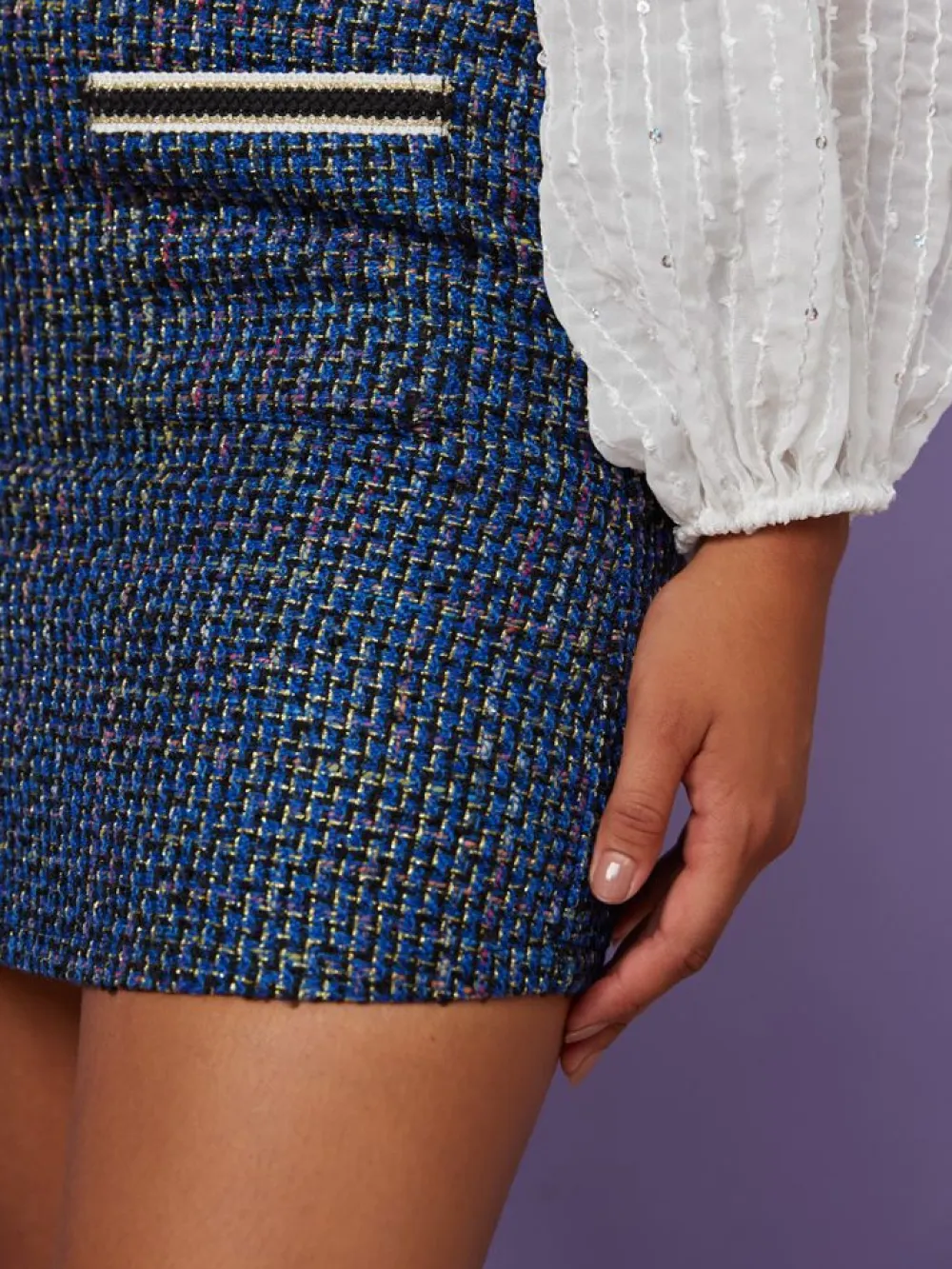 Best Sale Ballet Tweed Mini Skirt Skirts