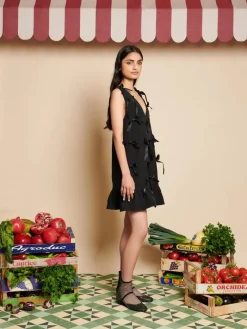 Fashion Butter Bow Mini Dress Mini
