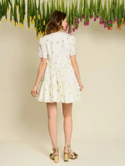 Fashion Ditsy Pick Mini Dress Mini
