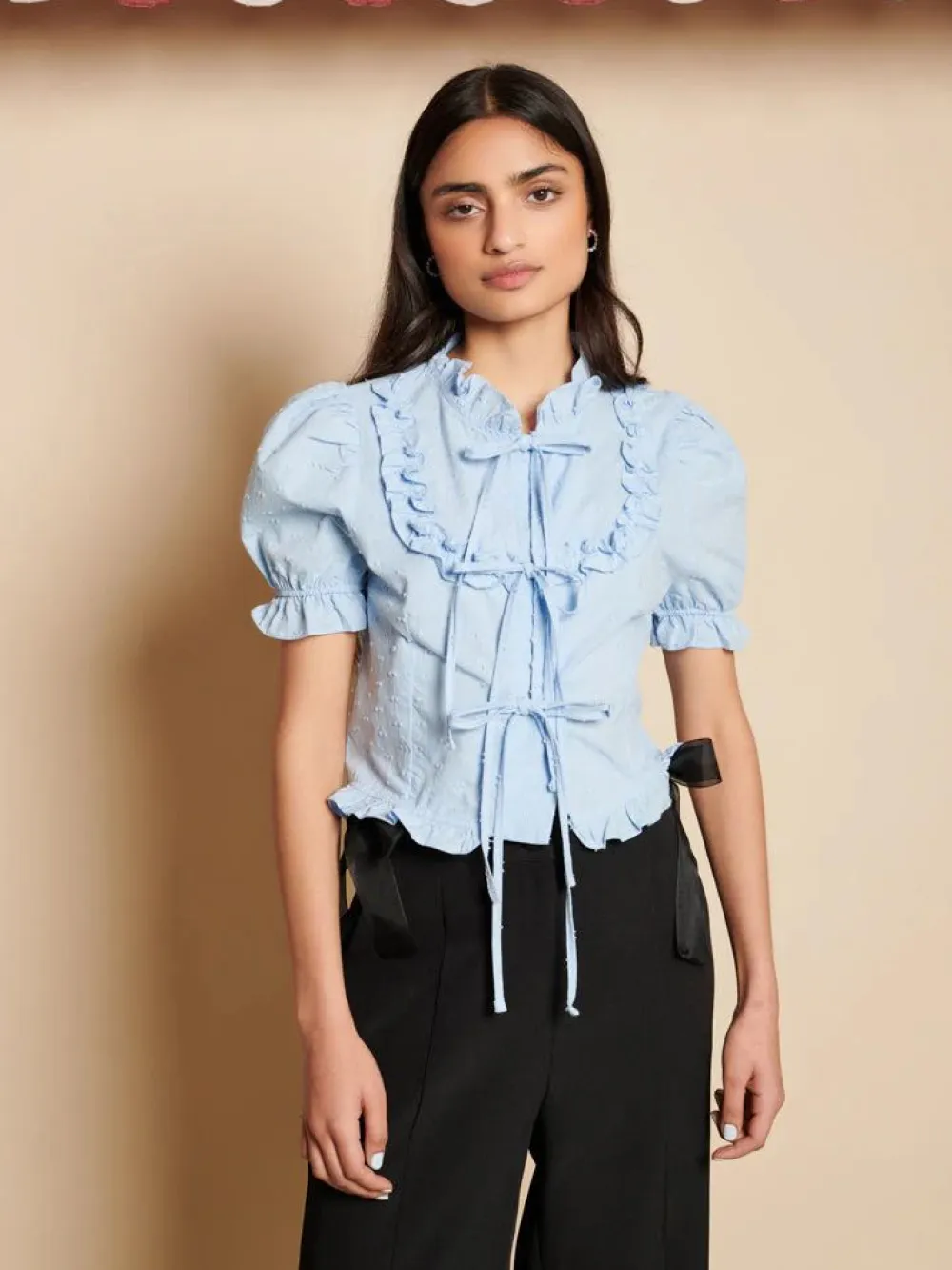 Online Marmalade Bow Top Blouses