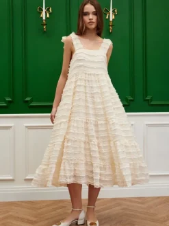 Flash Sale Revel Ruffle Midi Dress Midi