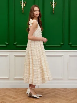 Flash Sale Revel Ruffle Midi Dress Midi
