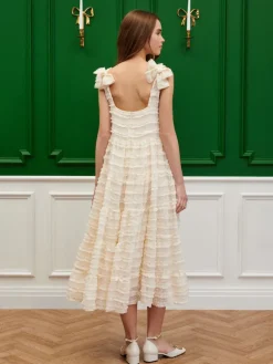 Flash Sale Revel Ruffle Midi Dress Midi