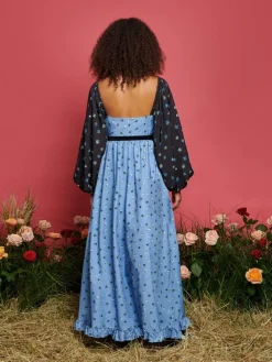 Online Saddle Floral Maxi Dress Maxi
