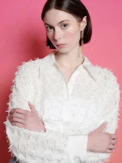Online Stevie Textured Shirt Blouses