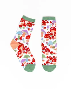 Best Sale Mushroom Forest Crew Sock Socks And Tights